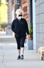 DEBORRA-LEE FURNESS and Hugh Jackman Out with Their Dogs in New York 05/04/2020