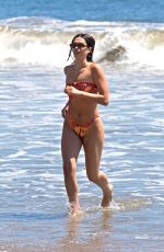 DELILAH and AMELIA HAMLIN in Bikinis at a Beach in Malibu 05/21/2020
