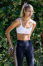 DEVON WINDSOR and Johnny Barbara Out with Their Dog in Miami 05/01/2020