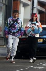 DUA LIPA and Anwar Hadid  Out and About in London 05/28/2020