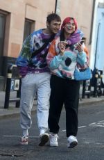 DUA LIPA and Anwar Hadid  Out and About in London 05/28/2020