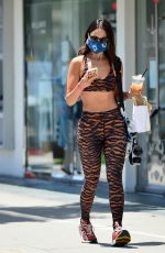 EIZA GONZALEZ in Tights Out in Los Angeles 05/28/2020
