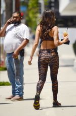 EIZA GONZALEZ in Tights Out in Los Angeles 05/28/2020