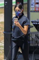 EIZA GONZALEZ Wearing a Mask Out for Coffee in Beverly Hills 05/19/2020