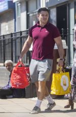 ELEANOR TOMLINSON and Will Owen Out Shopping in Coventry 05/19/2020