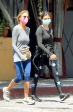 ELISABETTA CANALIS Out with a Friend in Beverly Hills 04/30/2020