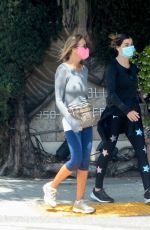 ELISABETTA CANALIS Out with a Friend in Beverly Hills 04/30/2020