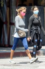 ELISABETTA CANALIS Out with a Friend in Beverly Hills 04/30/2020