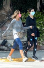 ELISABETTA CANALIS Out with a Friend in Beverly Hills 04/30/2020
