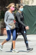 ELISABETTA CANALIS Out with a Friend in Beverly Hills 04/30/2020