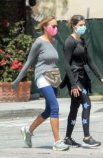 ELISABETTA CANALIS Out with a Friend in Beverly Hills 04/30/2020