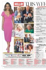 ELIZABETH HURLEY in Hello! Magazine, UK April 2020