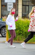 ELLE and DAKOTA FANNING at Their New House in Los Angeles 05/12/2020