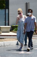 ELLE FANNING and Max Minghella Out in Los Angeles 05/12/2020