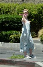 ELLE FANNING and Max Minghella Out in Los Angeles 05/12/2020