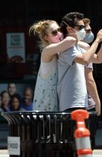 ELLE FANNING and Max Minghella Out in Los Angeles 05/12/2020
