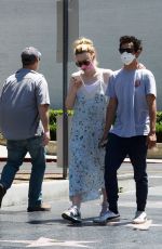 ELLE FANNING and Max Minghella Out in Los Angeles 05/12/2020