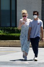 ELLE FANNING and Max Minghella Out in Los Angeles 05/12/2020