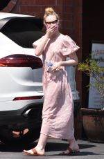 ELLE FANNING at Animal Hospital in Los Angeles 05/09/2020