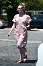 ELLE FANNING at Animal Hospital in Los Angeles 05/09/2020