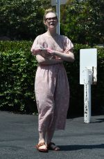 ELLE FANNING at Animal Hospital in Los Angeles 05/09/2020