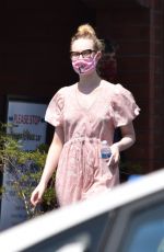 ELLE FANNING at Animal Hospital in Los Angeles 05/09/2020