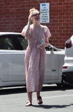 ELLE FANNING at Animal Hospital in Los Angeles 05/09/2020