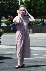 ELLE FANNING at Animal Hospital in Los Angeles 05/09/2020