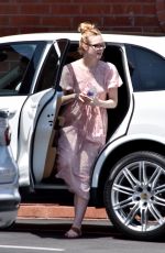 ELLE FANNING at Animal Hospital in Los Angeles 05/09/2020