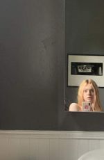 ELLE FANNING for Violet Online: The Isolation Interviews, May 2020