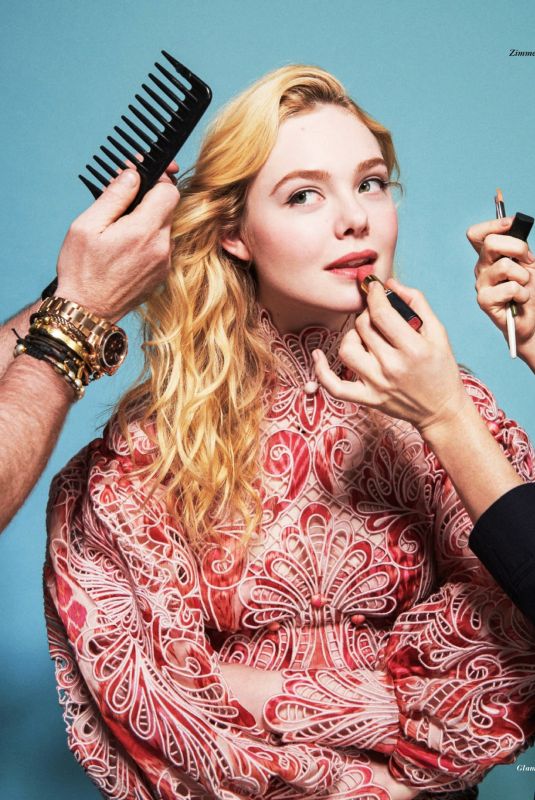 ELLE FANNING in Glamour Magazine, France February 2020
