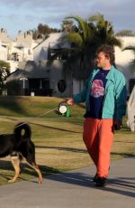 EMILY RATAJKOWSKI and Sebastian Bear McClard Out with Their Dog in Venice Beach 05/12/2020