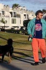 EMILY RATAJKOWSKI and Sebastian Bear McClard Out with Their Dog in Venice Beach 05/12/2020