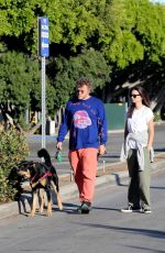 EMILY RATAJKOWSKI and Sebastian Bear McClard Out with Their Dog in Venice Beach 05/12/2020