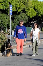 EMILY RATAJKOWSKI and Sebastian Bear McClard Out with Their Dog in Venice Beach 05/12/2020