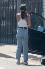 EMILY RATAJKOWSKI in Denim Out with Her Dog in Los Angeles 05/01/2020