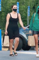 EMILY RATAJKOWSKI Wearing a Black Mask at Gelson