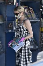 EMMA ROBERTS at a Newsstand in Studio City 05/08/2020