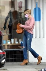 EMMA ROBERTS in Denim Out for Coffee in Los Angeles 05/30/2020