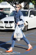 EMMA ROBERTS in Double Denim Out Shopping in Los Angeles 05/10/2020
