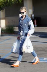 EMMA ROBERTS in Double Denim Out Shopping in Los Angeles 05/10/2020