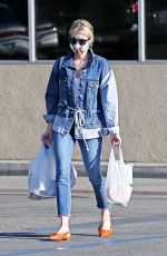 EMMA ROBERTS in Double Denim Out Shopping in Los Angeles 05/10/2020