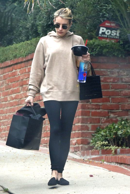 EMMA ROBERTS Out and About in Los Angeles 05/29/2020