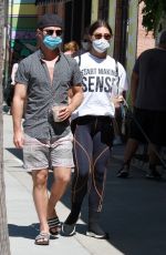 EMMA SLATER and Sasha Farber Out for Coffee in Los Angeles 05/16/2020