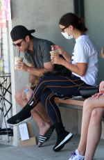 EMMA SLATER and Sasha Farber Out for Coffee in Los Angeles 05/16/2020