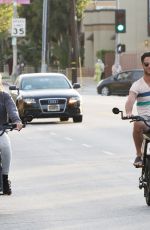 EMMA SLATER Out for Bike Ride in Los Angeles 05/07/2020