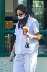 EMMY ROSSUM Out for Coffee in Malibu 05/12/2020