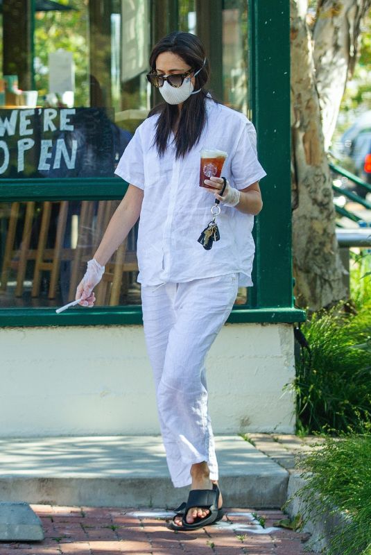 EMMY ROSSUM Out for Coffee in Malibu 05/12/2020