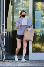 ERIN ANDREWS Picking Up Lunch in Los Angeles 04/15/2020