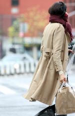 FAMKE JANSSEN Out Shopping in New York 04/30/2020